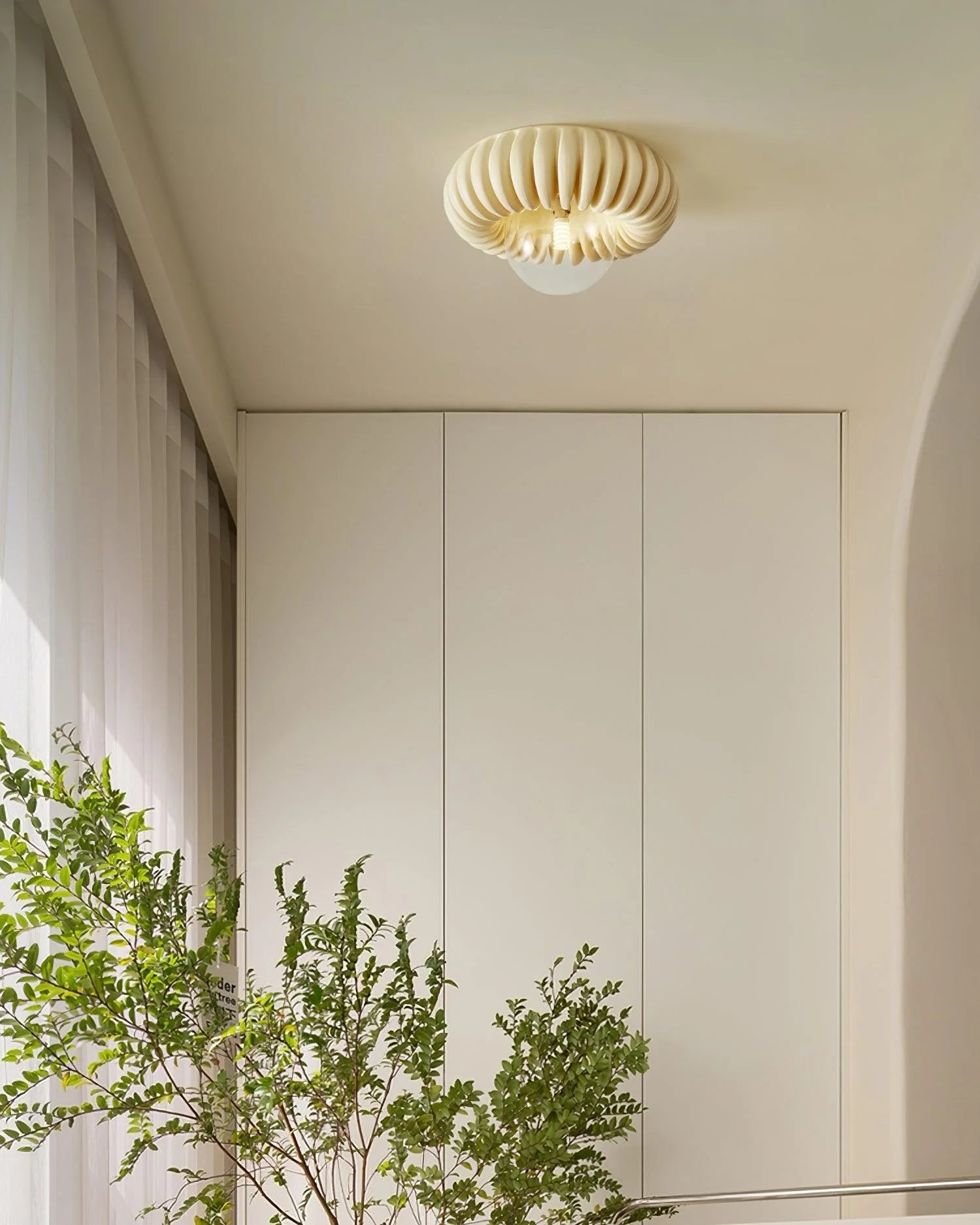 French_Pleated_Ceiling_Light_8