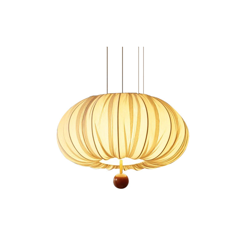 French_Pleated_Fabric_Pendant_Light_7