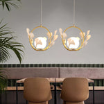 Gingko_Wreath_Pendant_Lamp_8