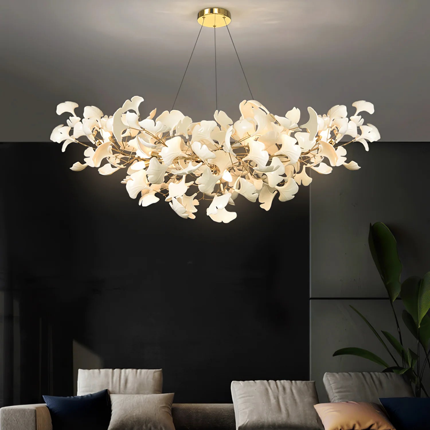 Ginkgo Chandelier B 22