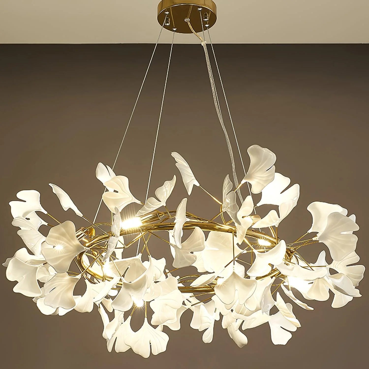 Ginkgo Circle Chandelier 10