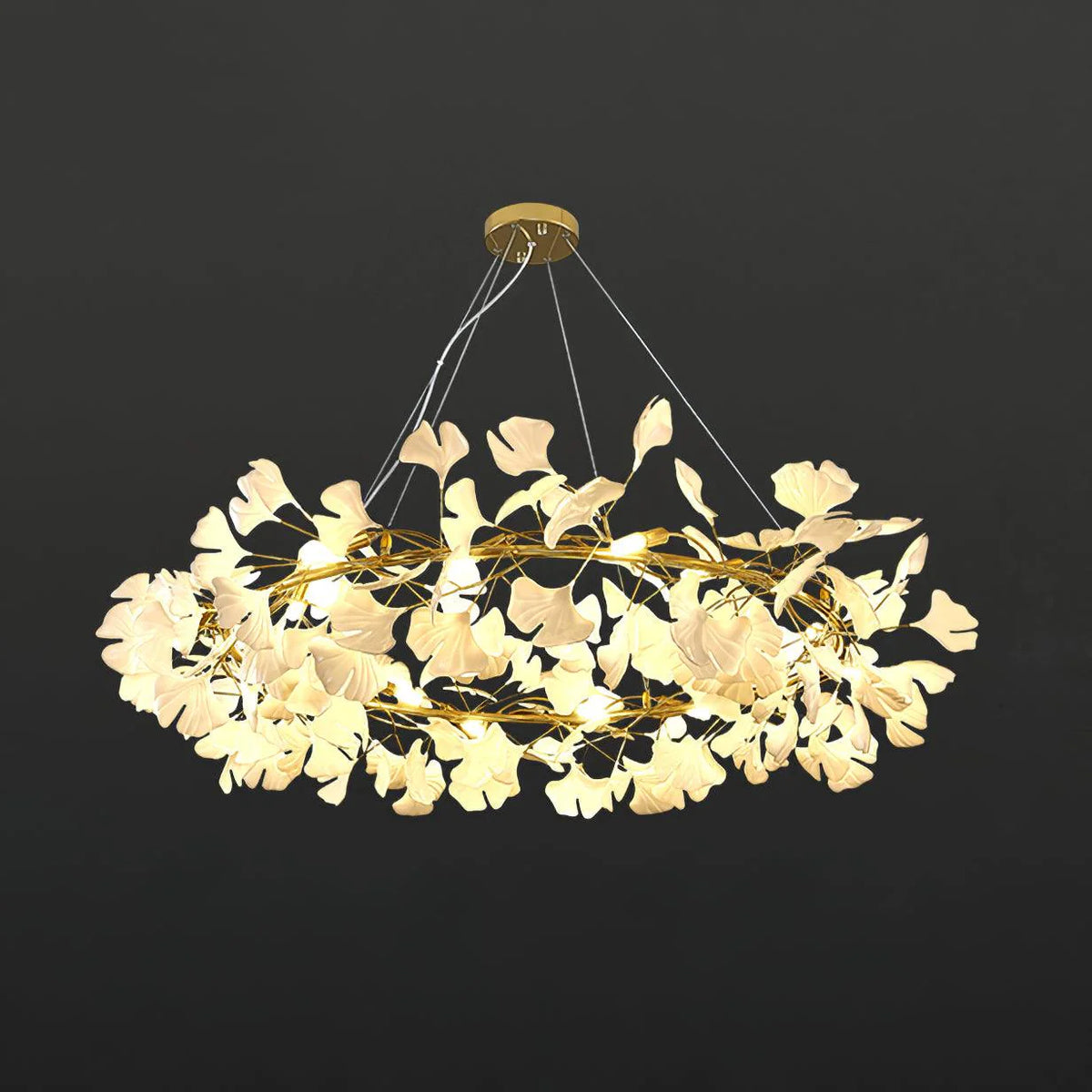 Ginkgo Circle Chandelier 5