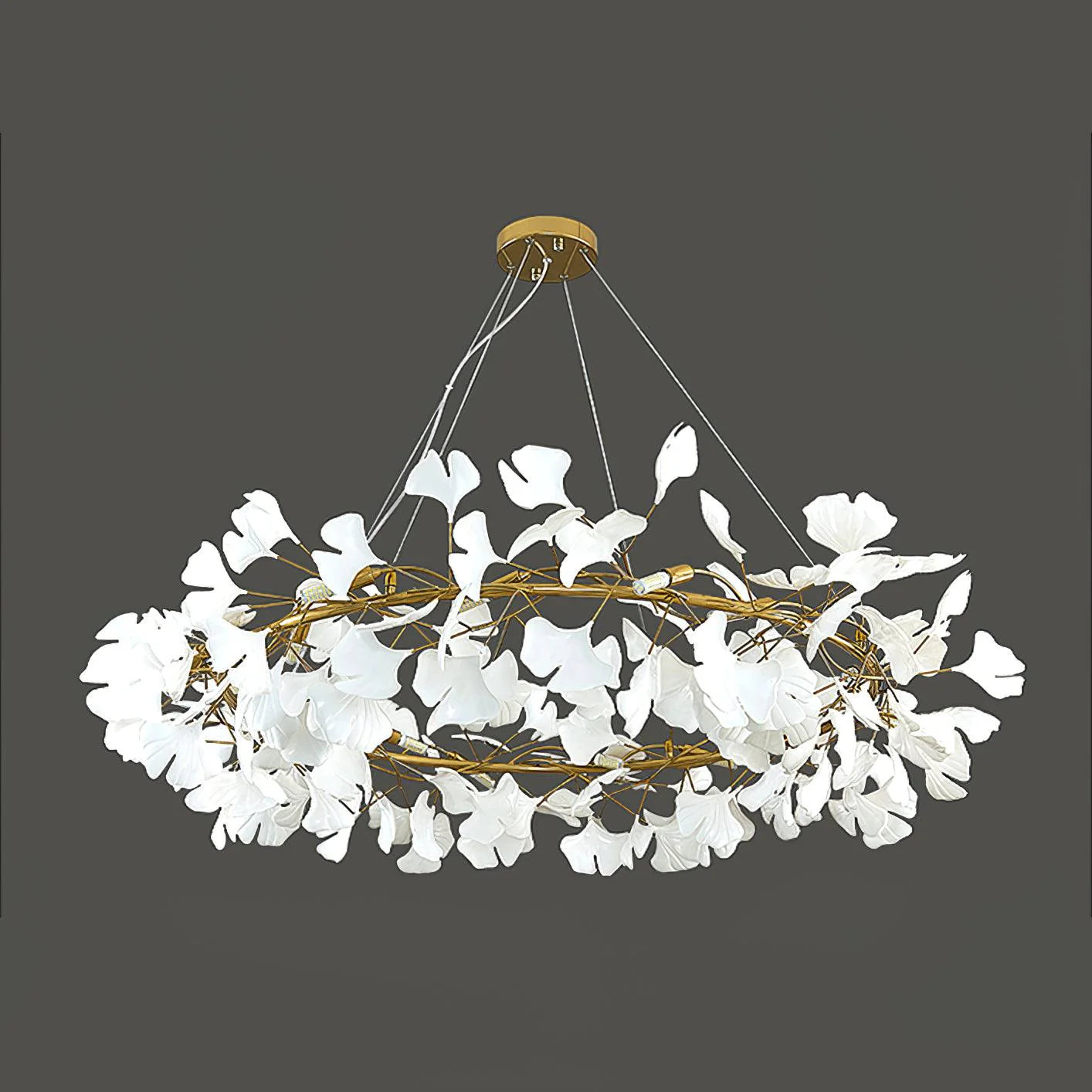 Ginkgo Circle Chandelier 6