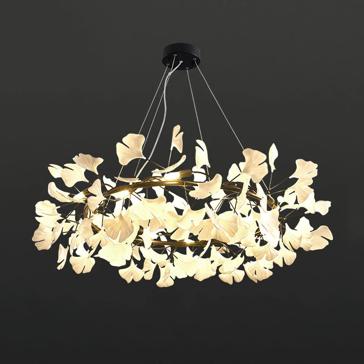 Ginkgo Circle Chandelier 7