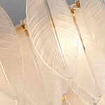 Glass Feather Chandelier 10