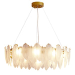 Glass Feather Chandelier 18