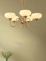 Glass Persimmon Chandelier 15