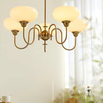 Glass Persimmon Chandelier 47