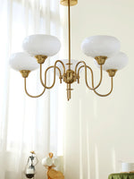 Glass Persimmon Chandelier 49