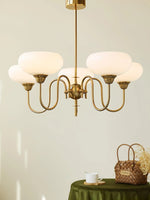 Glass Persimmon Chandelier 9