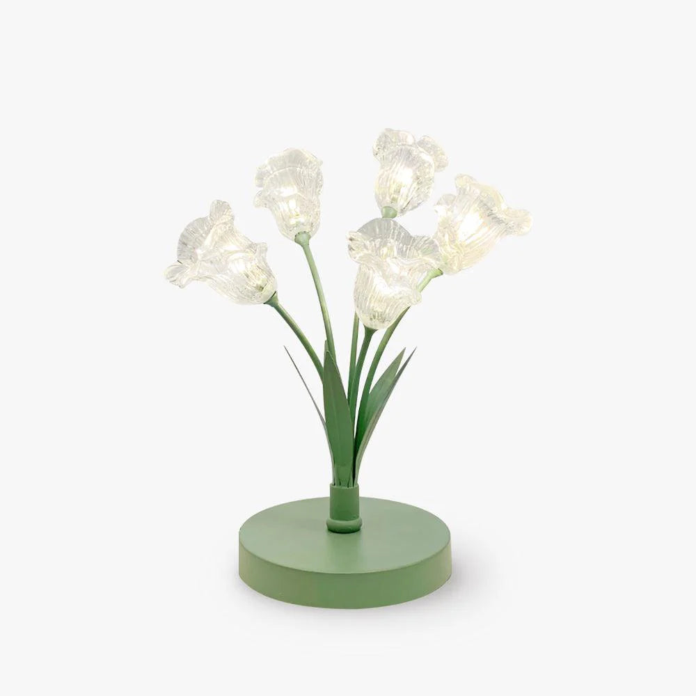 Glass Tulip Flower Table Lamp 10