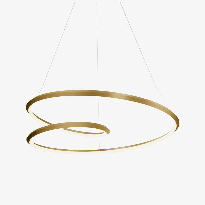 Gold Double Ring Chandelier 1