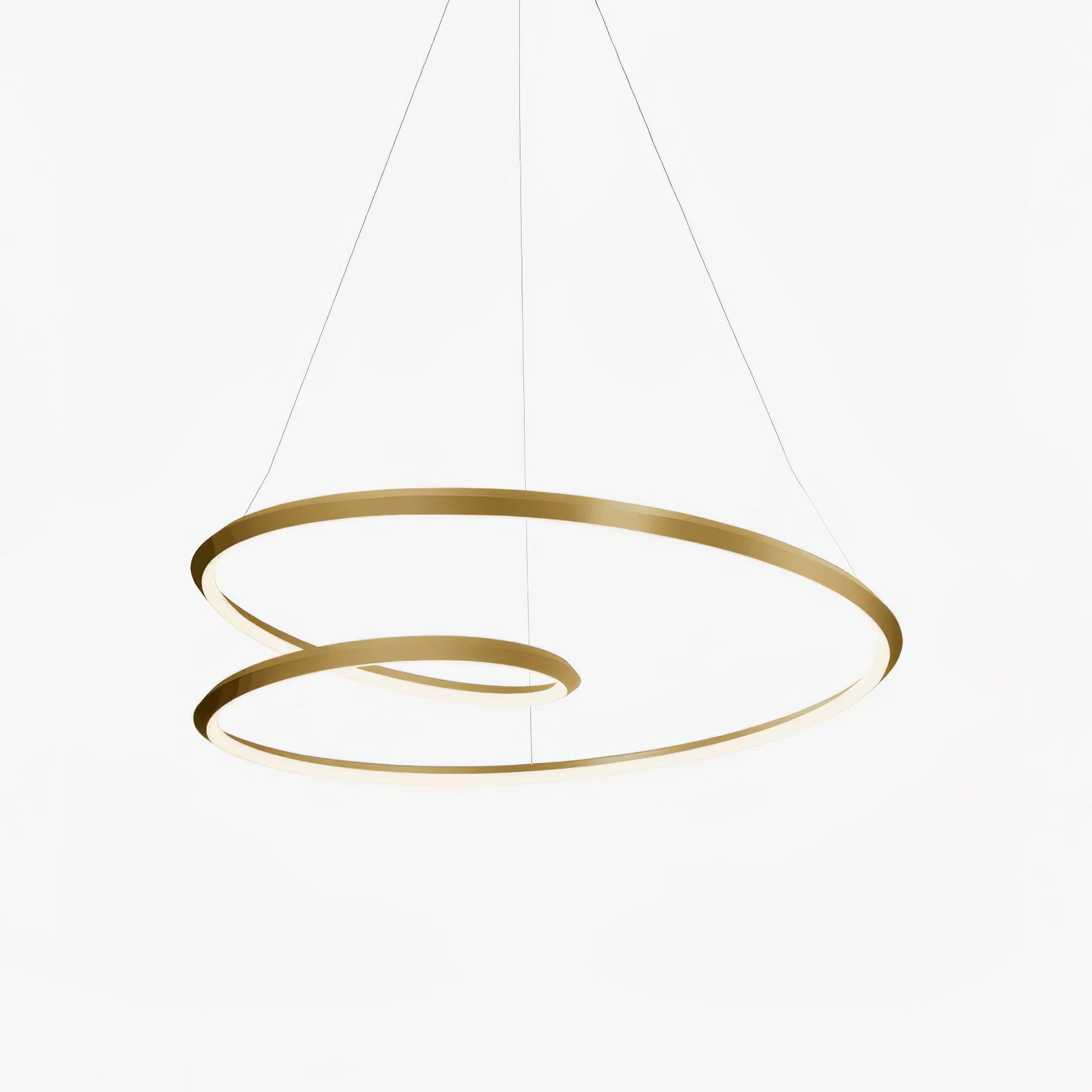 Gold Double Ring Chandelier 4