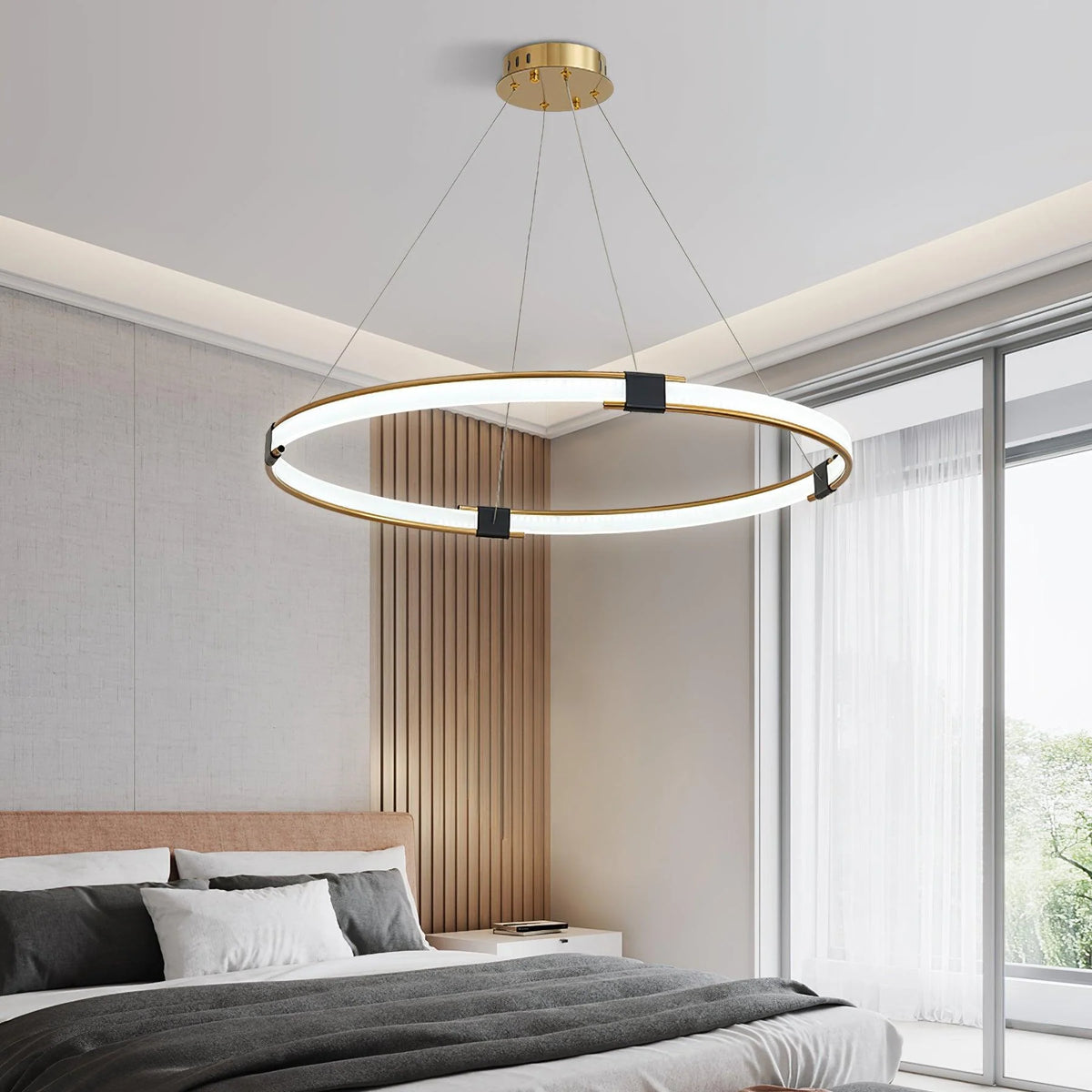 Gold Ring Pendant lamp 11