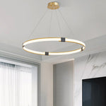 Gold Ring Pendant lamp 2