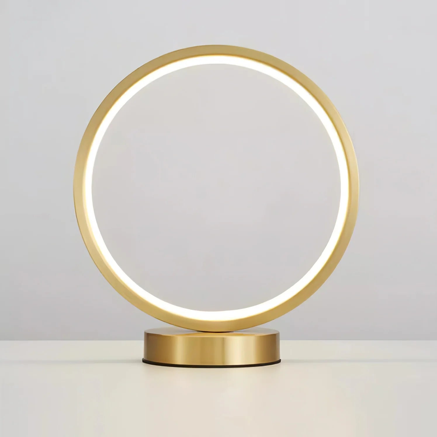 Gold Round Table Lamp 12