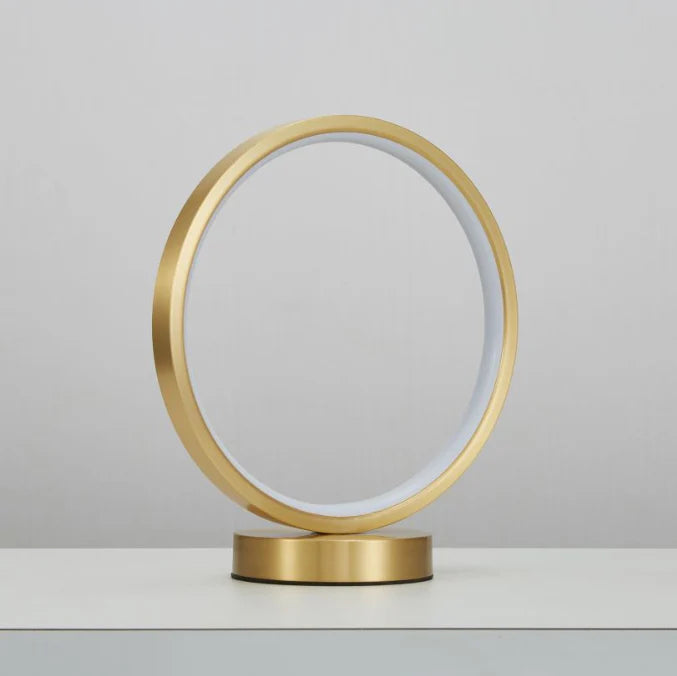 Gold Round Table Lamp 17