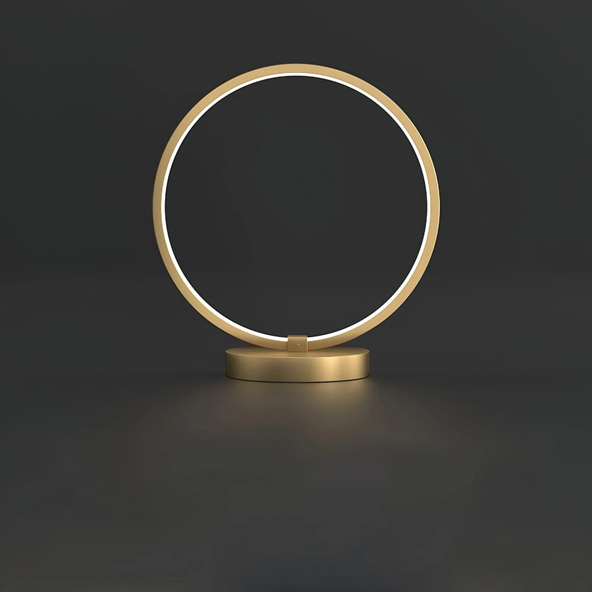 Gold Round Table Lamp 7