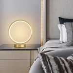 Gold Round Table Lamp 8