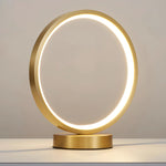 Gold Round Table Lamp 9