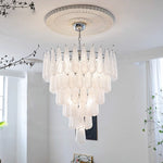 Grid Glass Waterfall Pendant lamp 3