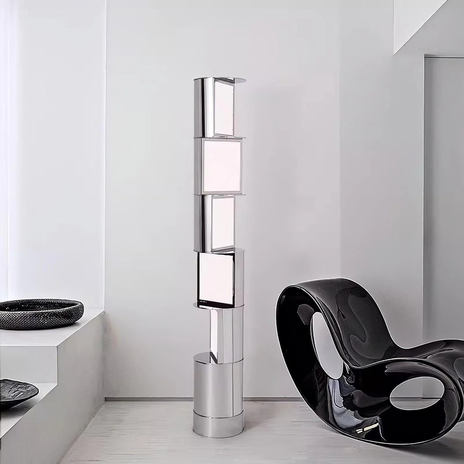 Half Cylindrical Rotating Floor Lamp 14