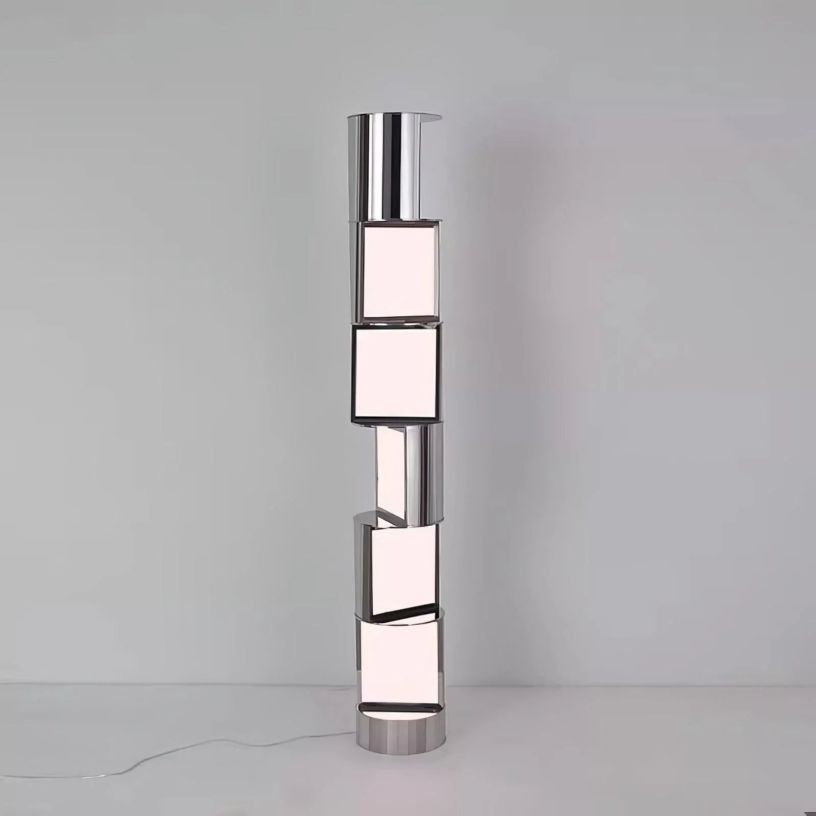 Half Cylindrical Rotating Floor Lamp 9