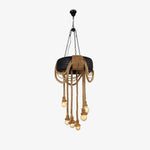 Hemp Rope Industrial Tire Chandelier 1