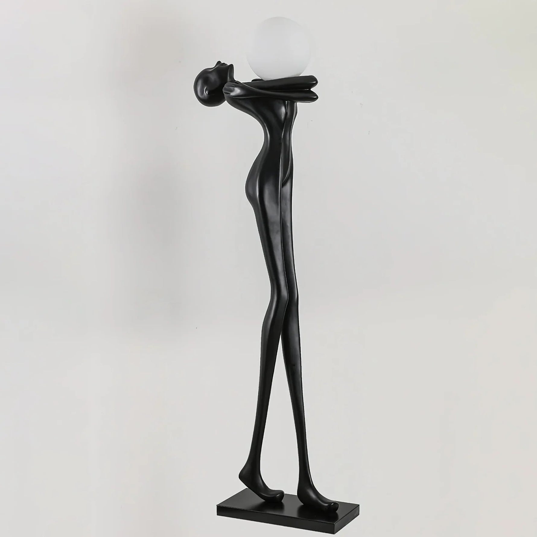 Humanoid abstract floor lamp creating a focal point in any space