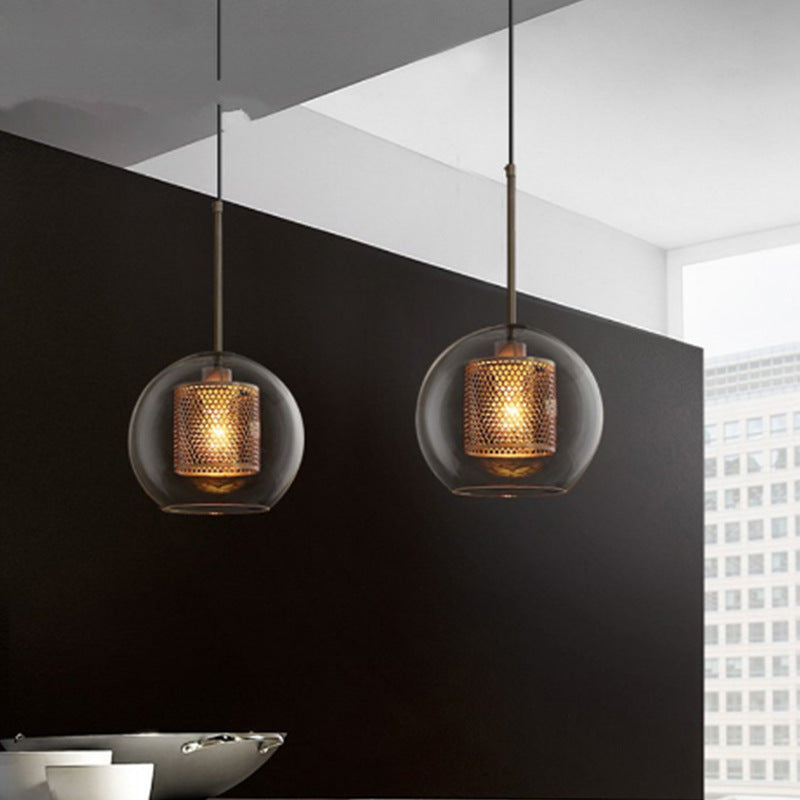 Iron_Mesh_Glass_Pendant_Light_4