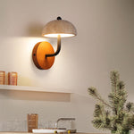 Travertine Hat Wall Lamp brings a warm feel