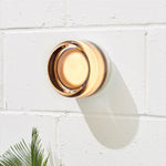 clear dimple wall sconce