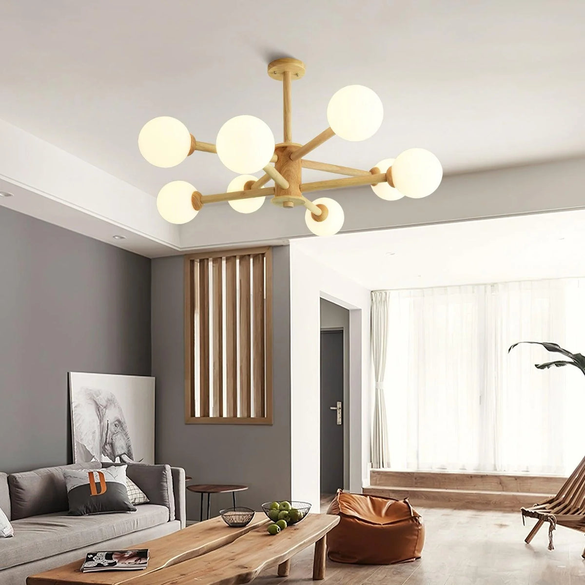 Kozan Wooden Chandelier 23