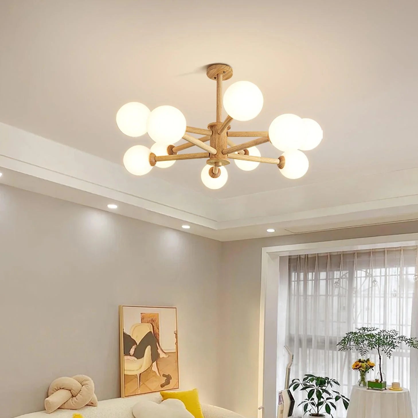 Kozan Wooden Chandelier 25