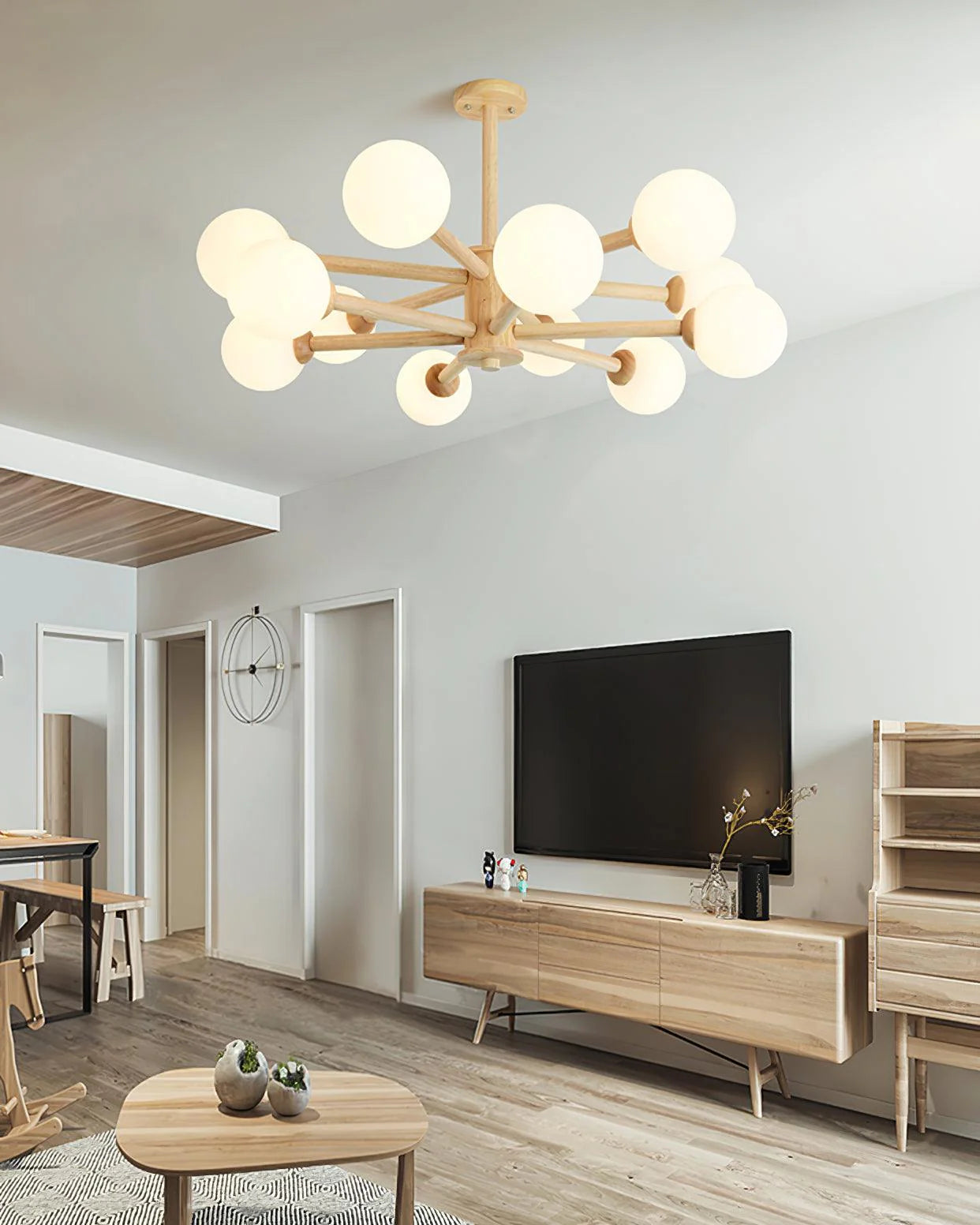 Kozan Wooden Chandelier 26