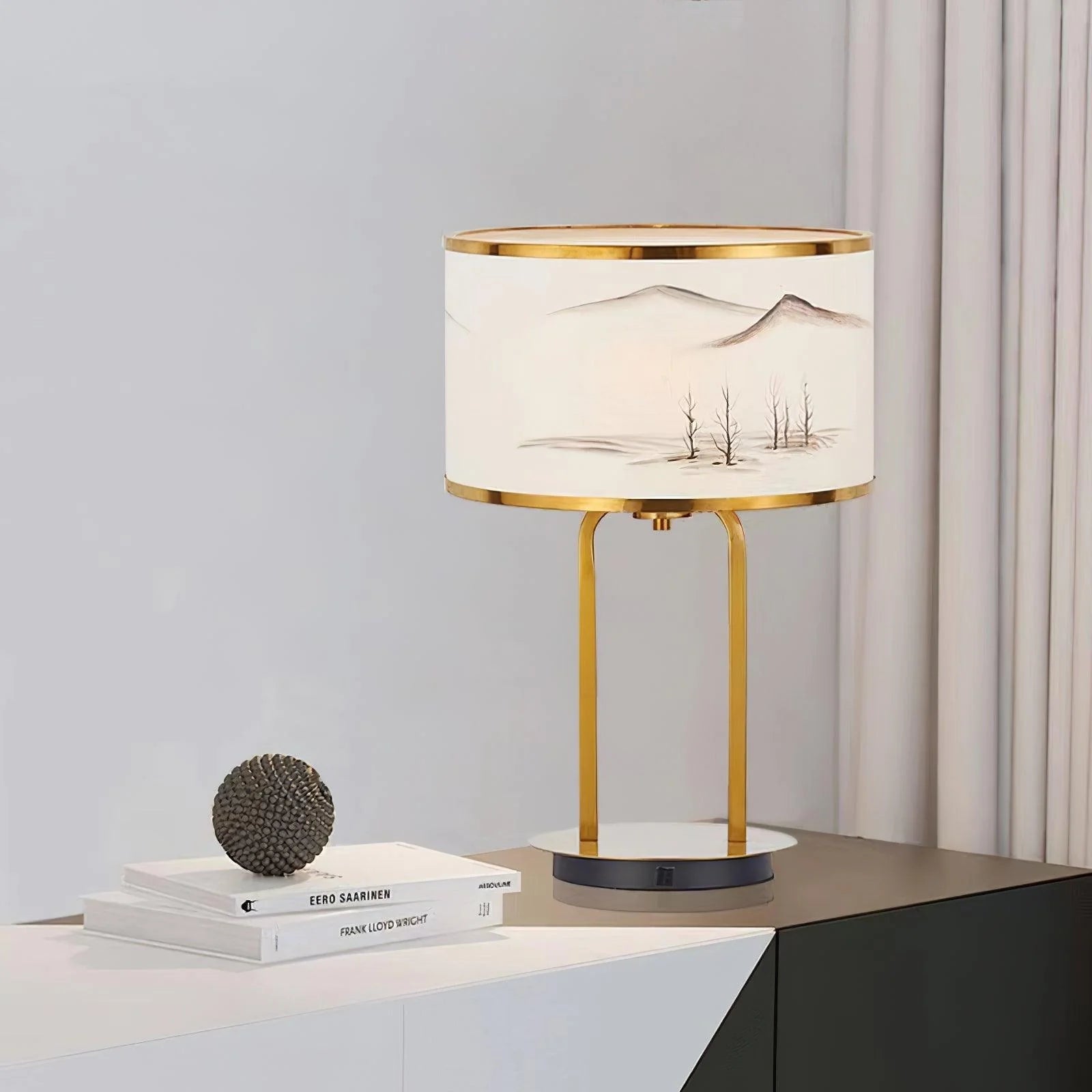 Landscape Fabric Table Lamp 10