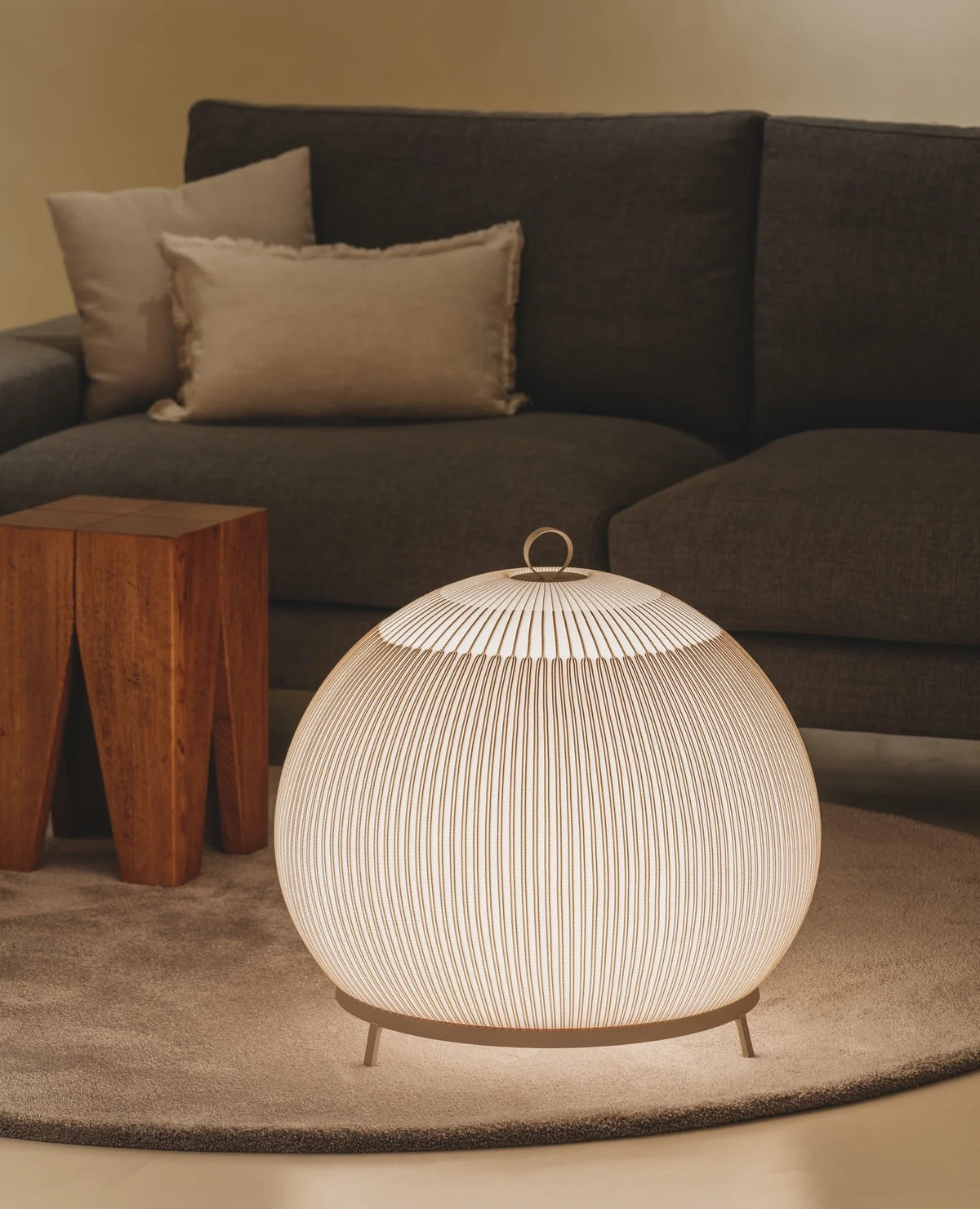 Lantern Knit Table Lamp 10