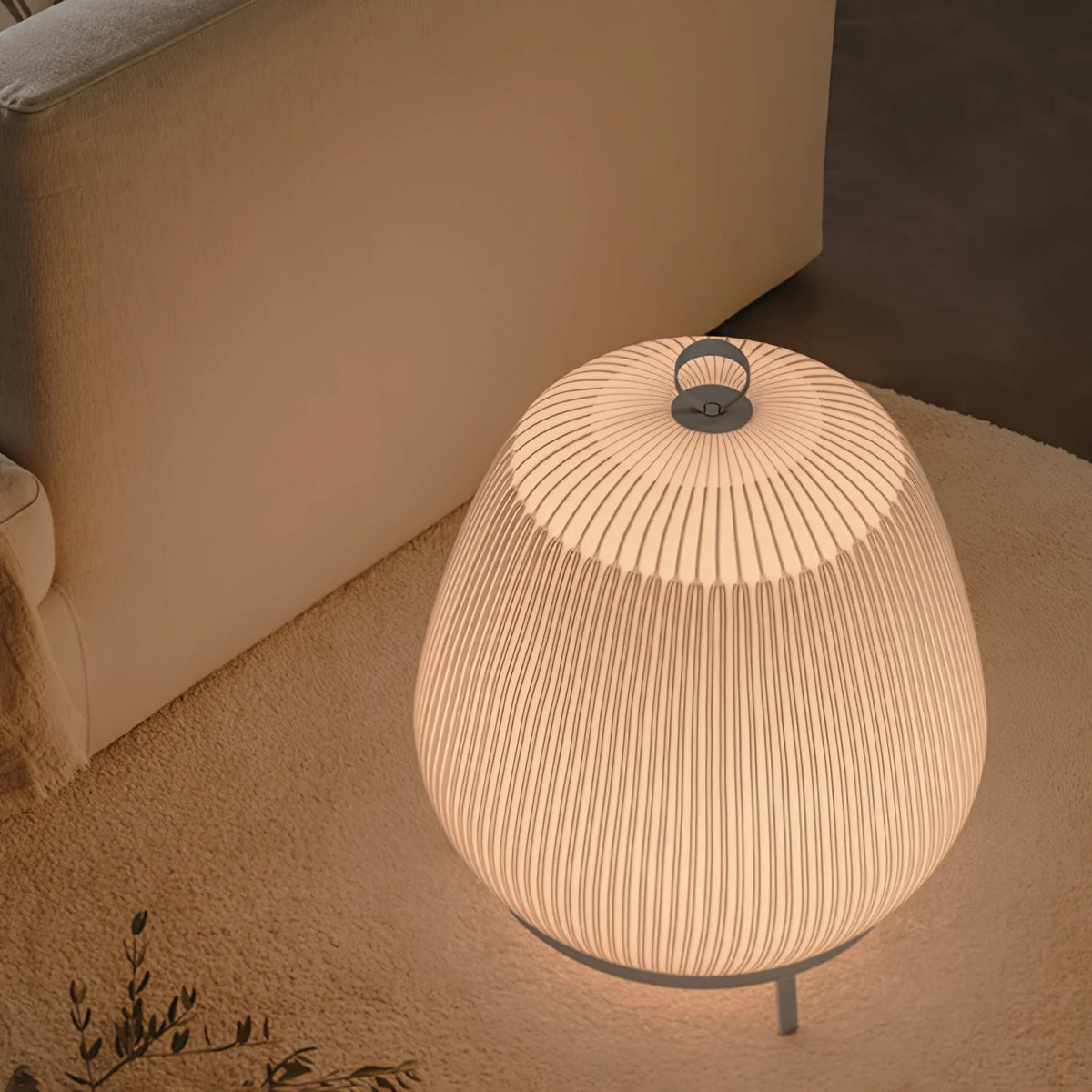 Lantern Knit Table Lamp 12