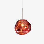 Lava Pendant Light with rose gold color