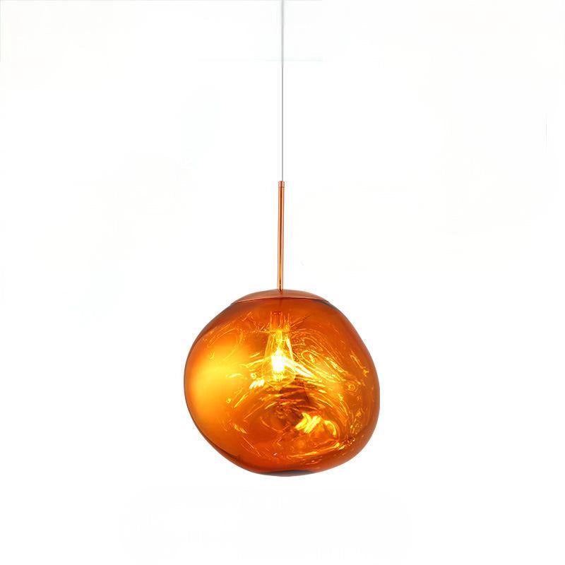 Lava Pendant Light Amber