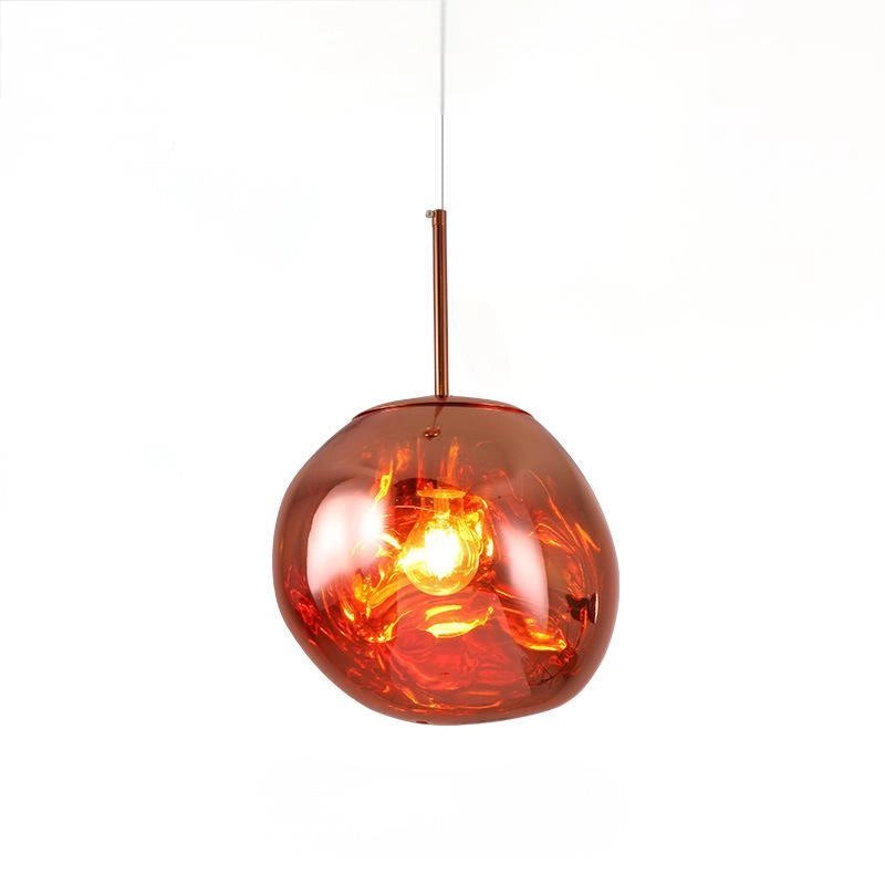 Lava Pendant Light Rose Gold