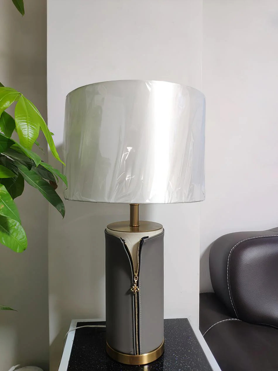 Leather Zipper Table Lamp 9