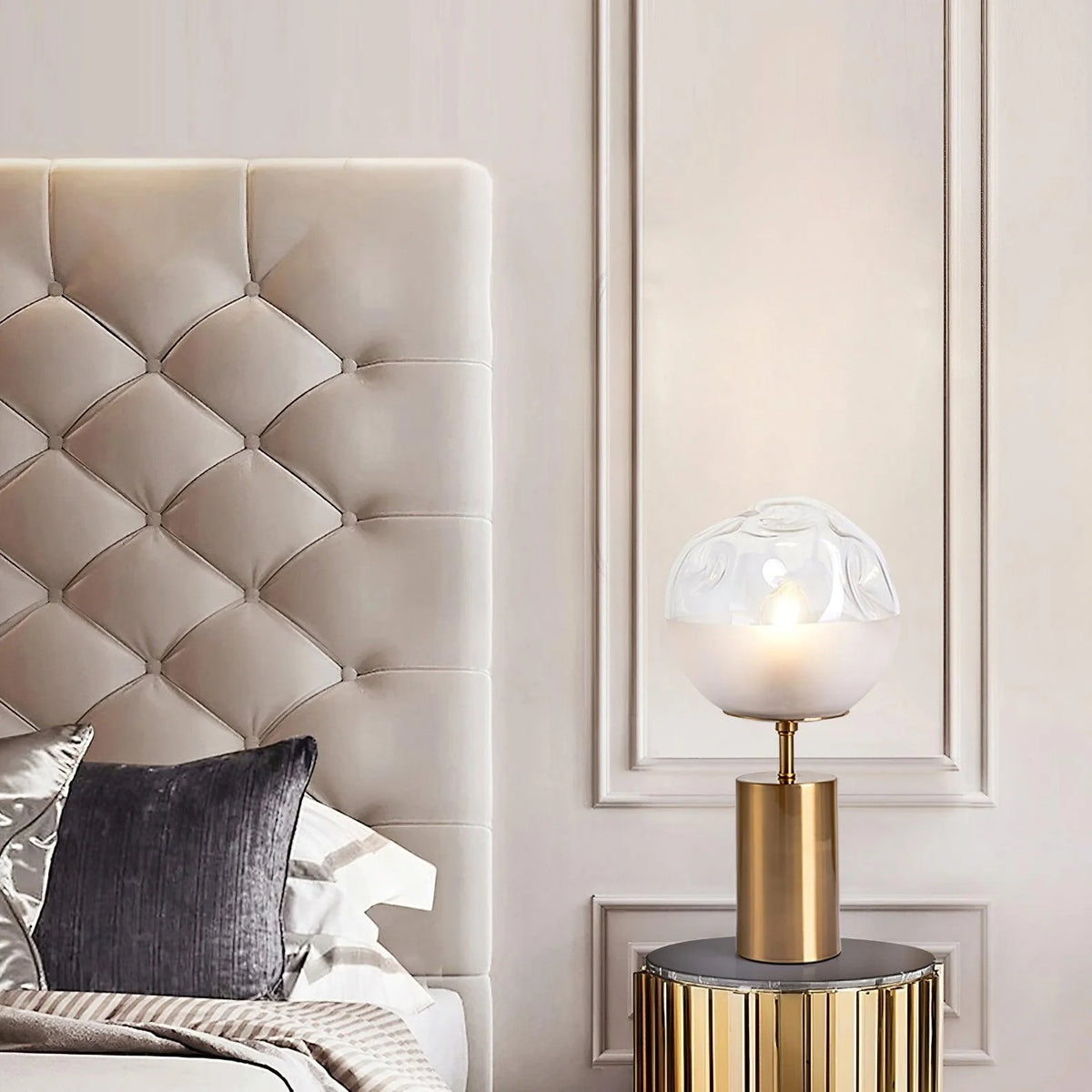 Light Luxury Bedside Table Lamp 19