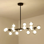 Linear Glass Bubble Chandelier 2