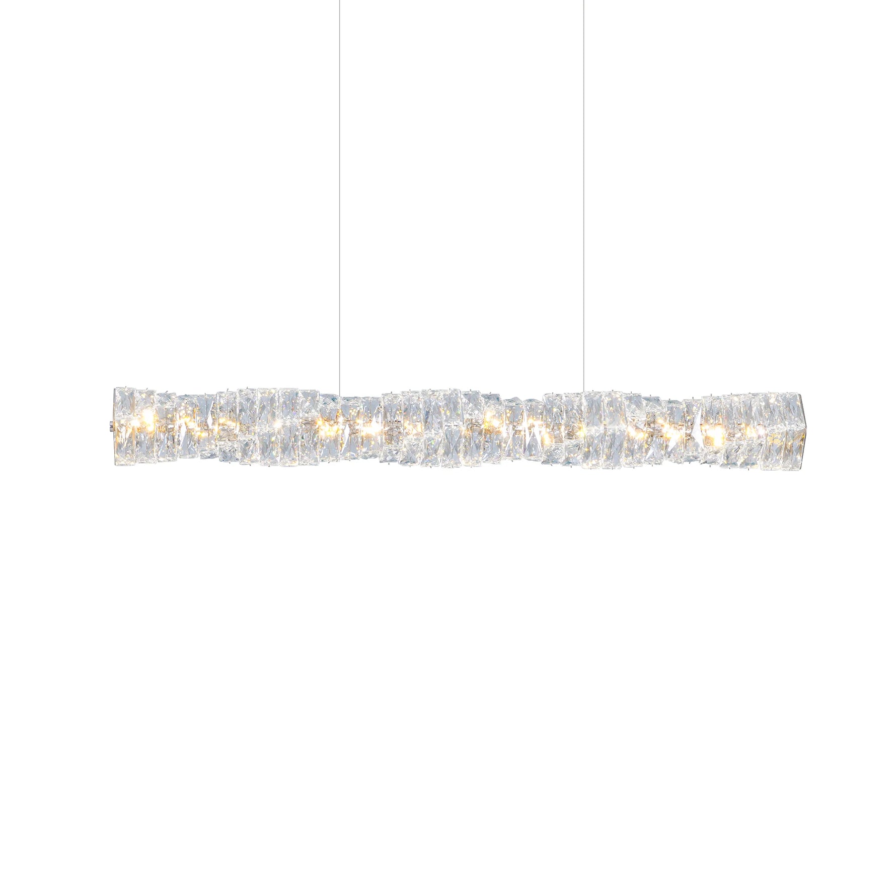 Long Crystal Pendant Lamp 7