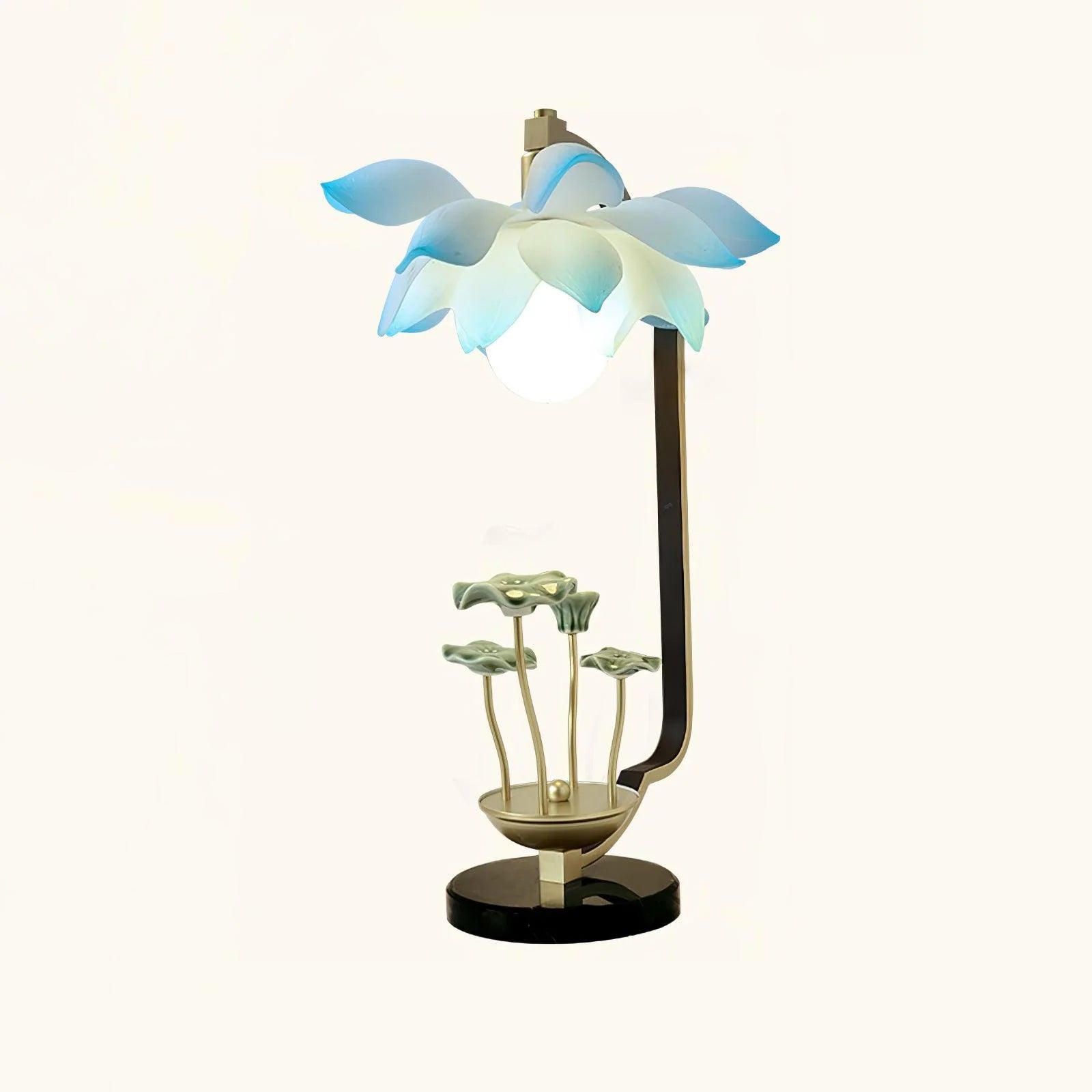 Lotus Chinese Table Lamp 5