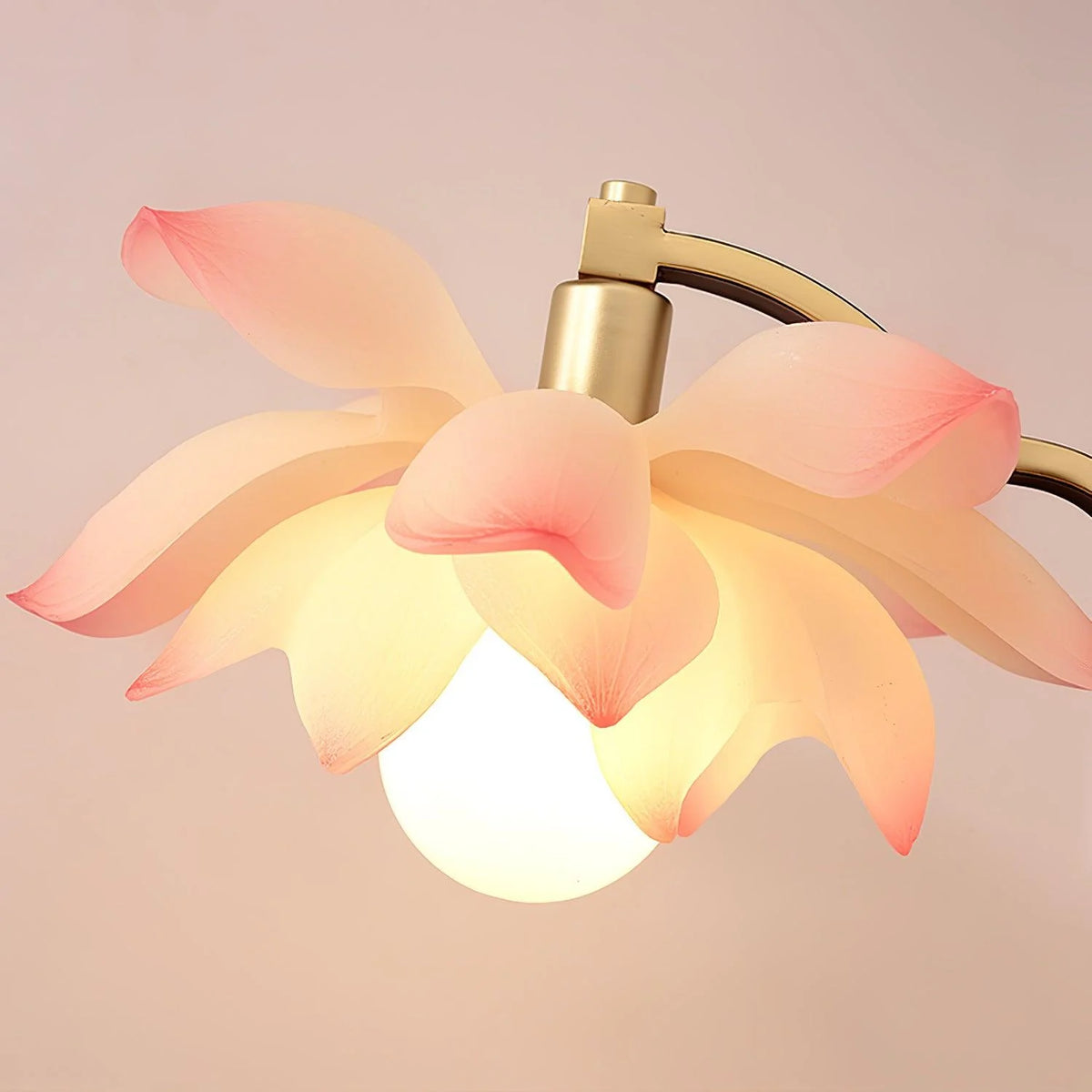 Lotus Chinese Table Lamp 7