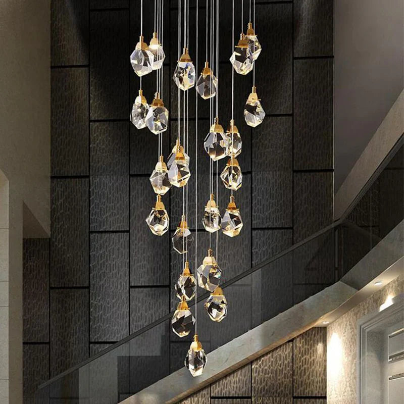 Luxe Prism Crystal Pendant Light 14