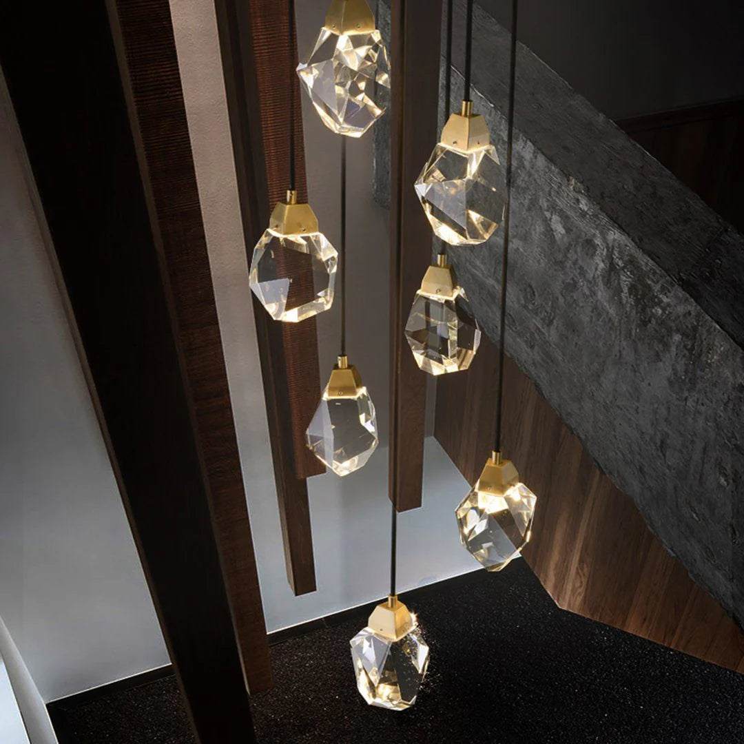 Luxe Prism Crystal Pendant Light 19