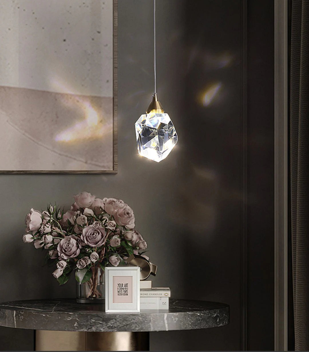 Luxe Prism Crystal Pendant Light 20